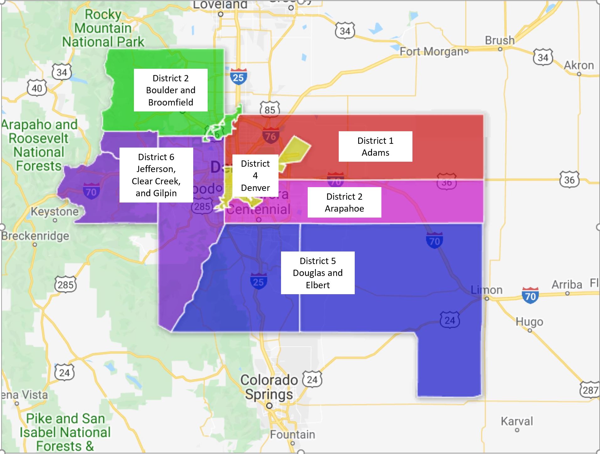 REGION 1 – NORTH CENTRAL COLORADO – Colorado ARES